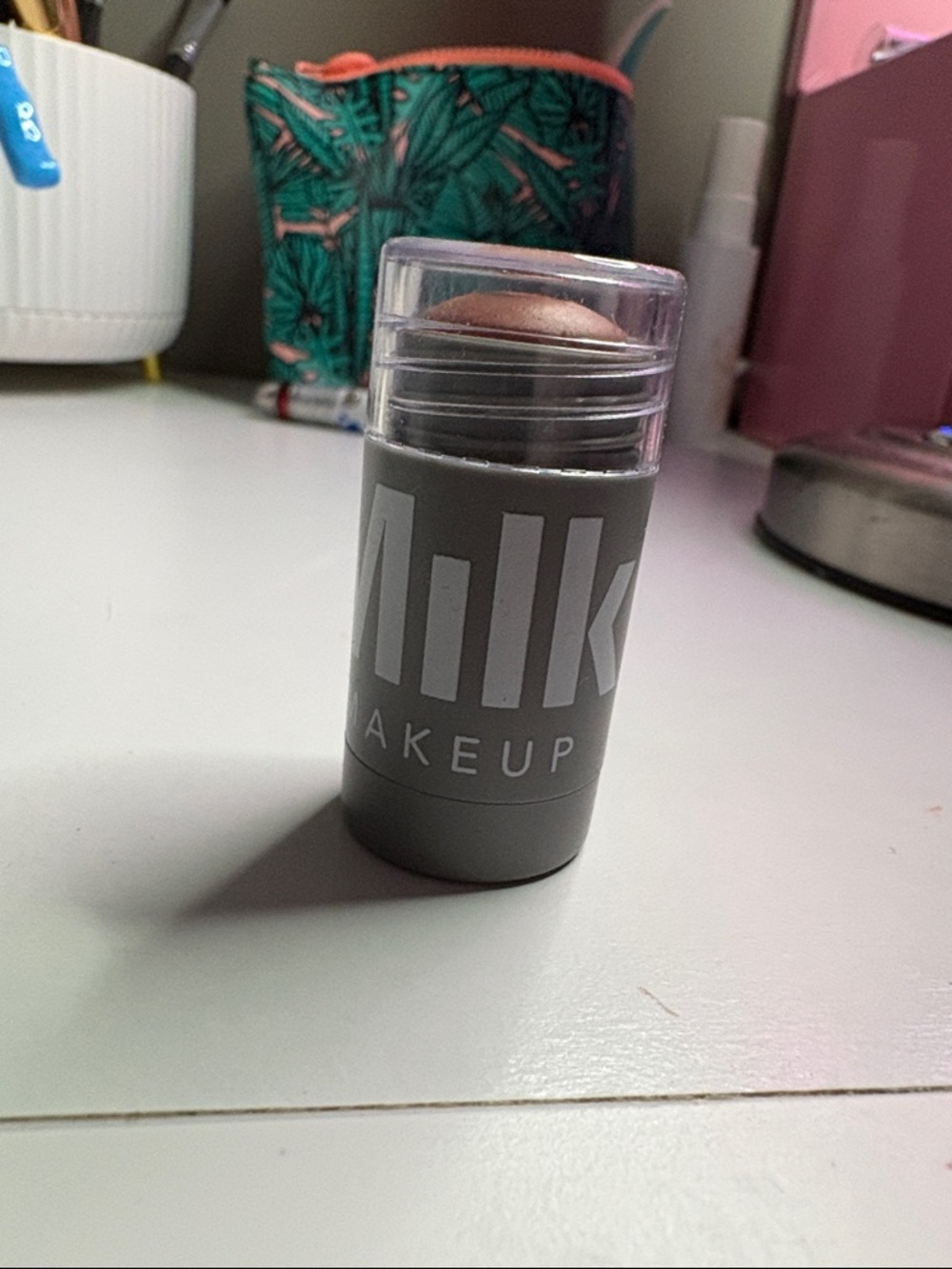 Milk Makeup lip and cheek cream blush stick in shade Werk